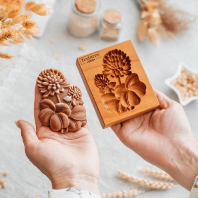 画像1: タンポポ/Dandelion*wood gingerbread cookie mold