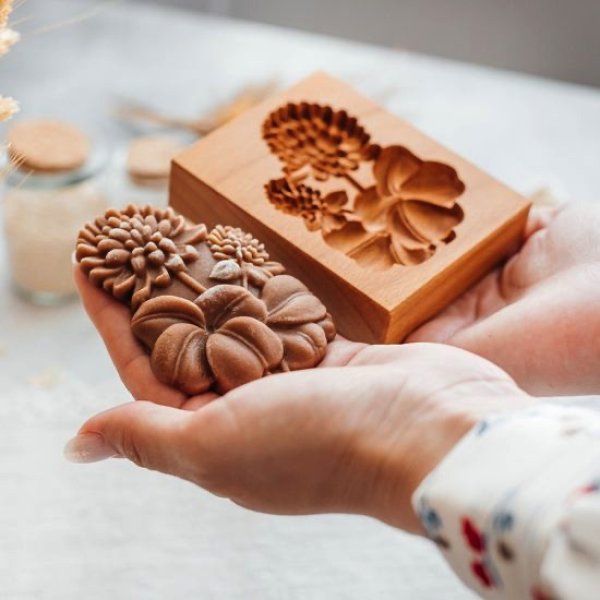 画像2: タンポポ/Dandelion*wood gingerbread cookie mold (2)