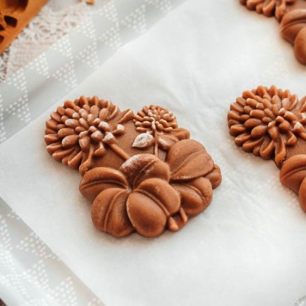 画像3: タンポポ/Dandelion*wood gingerbread cookie mold (3)