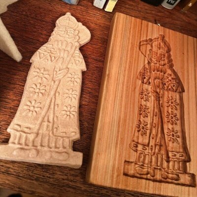 画像3: Saint Nicholas*スペキュロス型/cookie mold/菓子木型作家 komorebi.