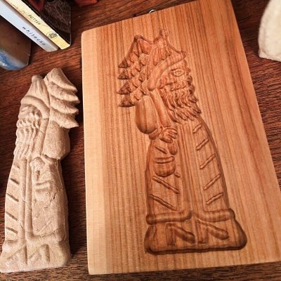 画像3: サンタクロースとツリー*スペキュロス型/cookie mold/菓子木型作家 komorebi.