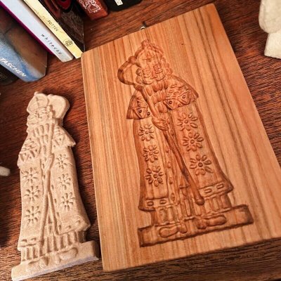 画像2: Saint Nicholas*スペキュロス型/cookie mold/菓子木型作家 komorebi.