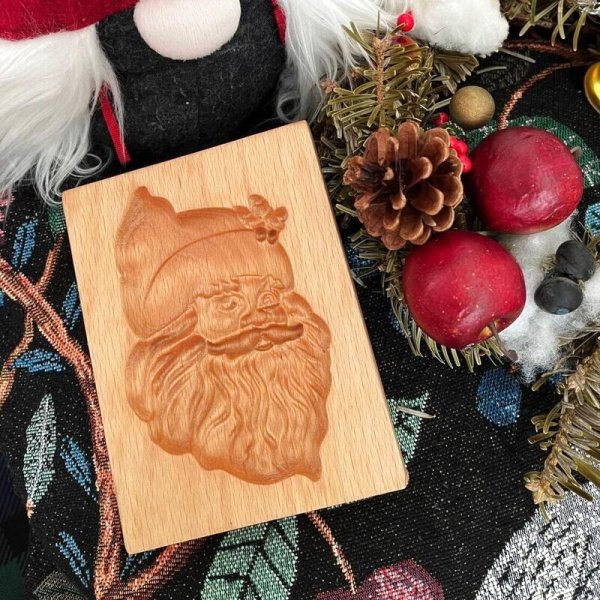 画像2: サンタクロース/wood cookie mold (2)