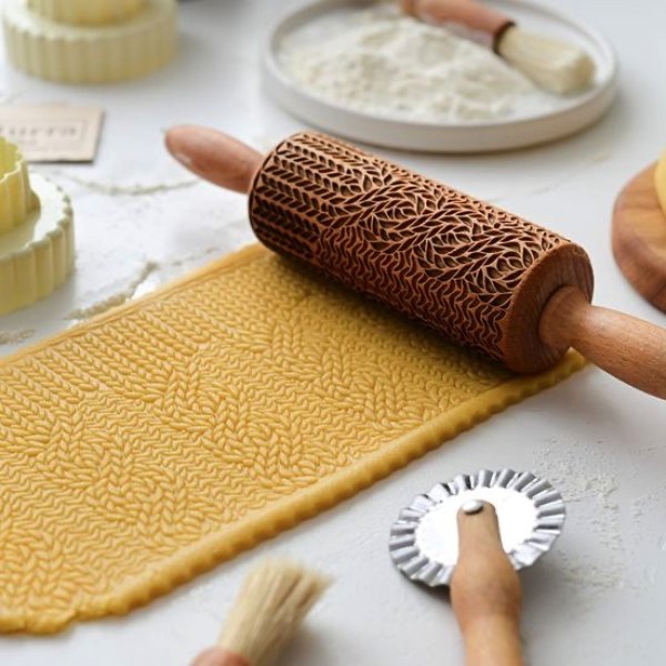 画像6: ニット柄＜ knit pattern＞/mini Rolling Pin (6)