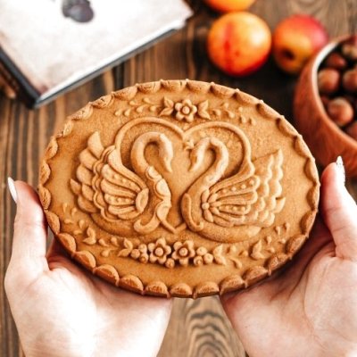 画像3: 白鳥/couple*wood gingerbread cookie mold