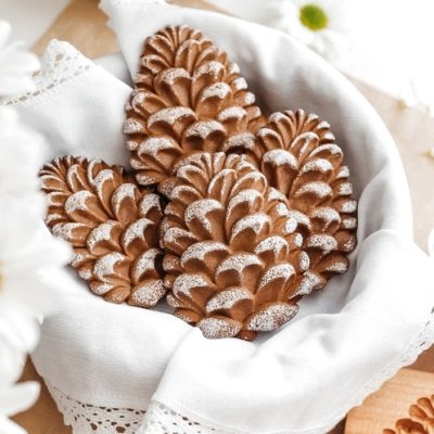 画像3: 松ぼっくり/ Pine cone*wood cookie stamp