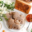 画像1: ライオン*wood gingerbread cookie mold (1)