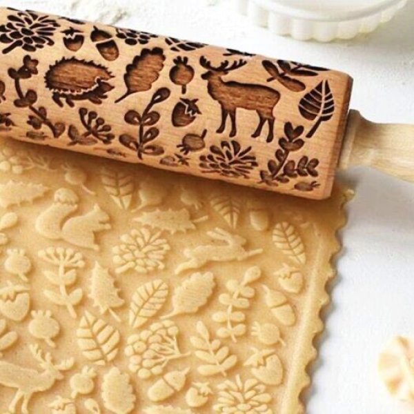 画像2: Forest Animal＜森の動物たち＞/mini Rolling Pin (2)