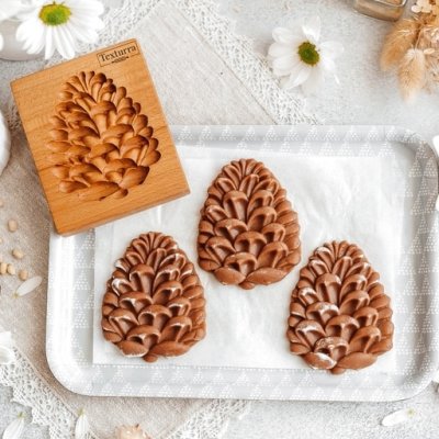 画像2: 松ぼっくり/ Pine cone*wood cookie stamp