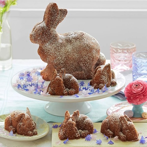 画像4: Baby Bunny Cake Pan/うさぎちゃんケーキパン (4)