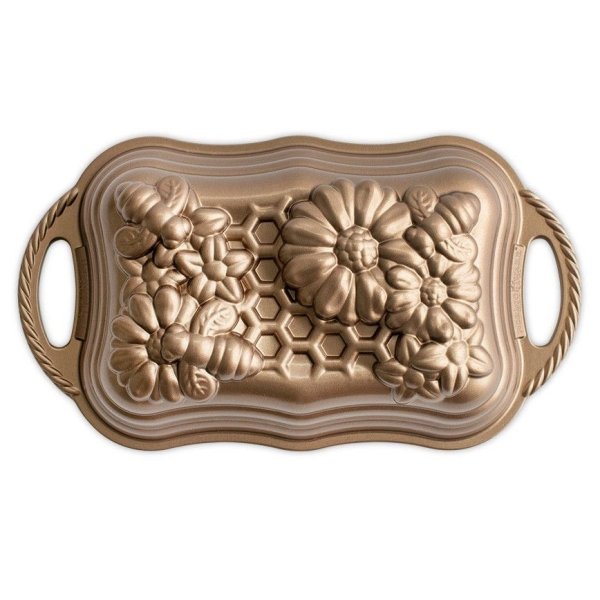 画像2: Honey Bee Loaf Pan/蜜蜂とお花のローフパン (2)