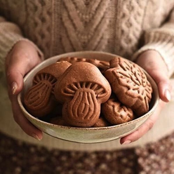 画像2: きのこ&葉っぱ *wood gingerbread cookie mold (2)
