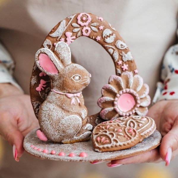 画像4: うさぎちゃん*wood gingerbread cookie mold (4)