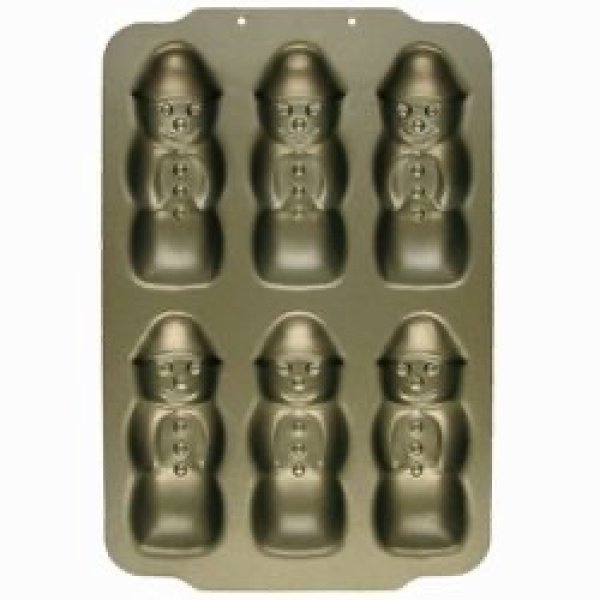 画像1: 【70％OFF/SALE】スノーマン＜6個＞ baking mould (1)