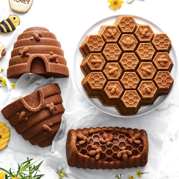 画像4: Honeycomb Pull Apart Cake Pan/ハチの巣パン (4)