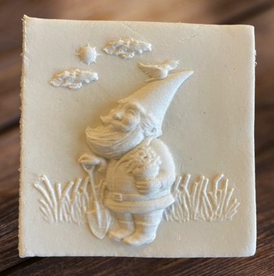 画像1: Dwarf in garden/庭の小人*springerle cookie stamp
