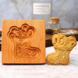 画像1: クリスマスソックス*wood cookie mold (1)