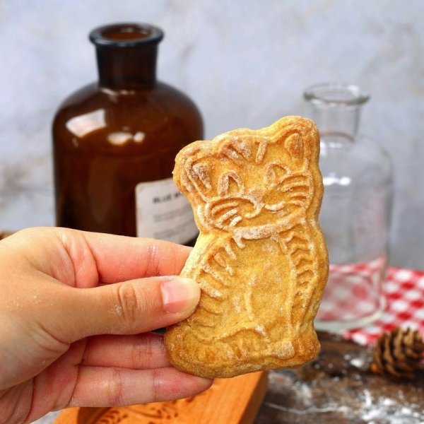 画像3: 猫ちゃん*wood cookie mold (3)