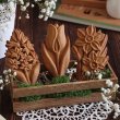 画像3: ヒヤシンス*Hyacinth/wood gingerbread cookie mold (3)