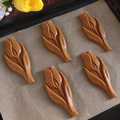 画像2: チューリップ/tulip*wood gingerbread cookie mold