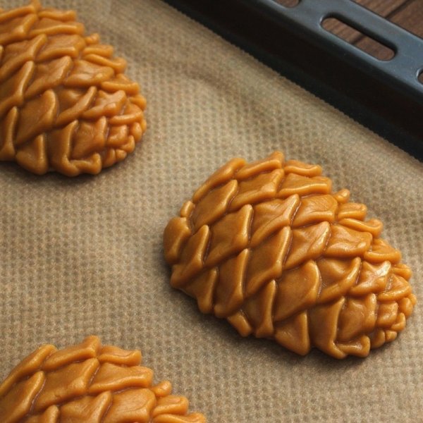 画像3: 松ぼっくり/Cedar cone*wood gingerbread cookie mold (3)