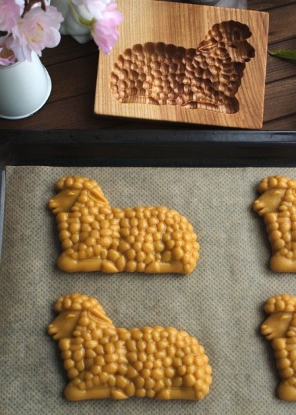 画像2: ヒツジ/Lamb*wood gingerbread cookie mold (2)