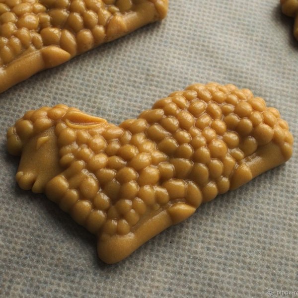 画像4: ヒツジ/Lamb*wood gingerbread cookie mold (4)