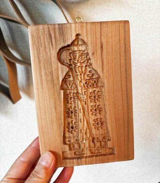 画像1: 【お問い合わせ商品】Saint Nicholas*スペキュロス型/cookie mold/菓子木型作家 komorebi. (1)