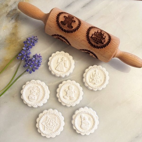 画像1: クリスマス*モチーフ＜6種類＞/mini Rolling Pin (1)