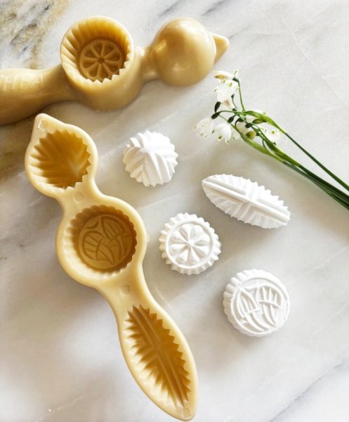 画像2: maamoul*マームール型 / 表面＆裏面＜4種類＞ (2)