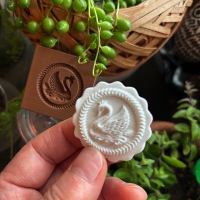 画像3: 小さな白鳥*springerle cookie stamp