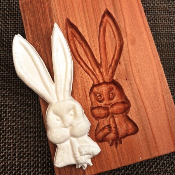 画像5: うさぎ/bunny*cookie mold/菓子木型作家 komorebi. (5)