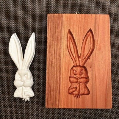 画像1: うさぎ/bunny*cookie mold/菓子木型作家 komorebi.