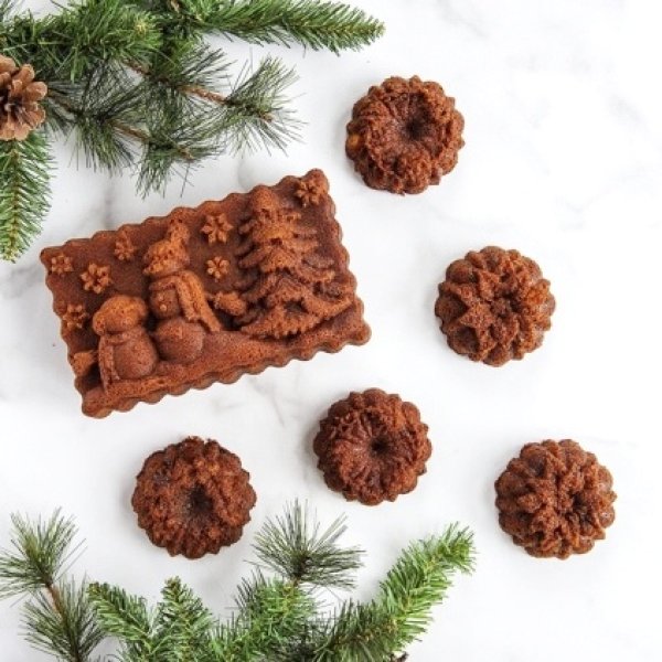 画像3: 雪だるま/Winter Wonderland Loaf Pan (3)
