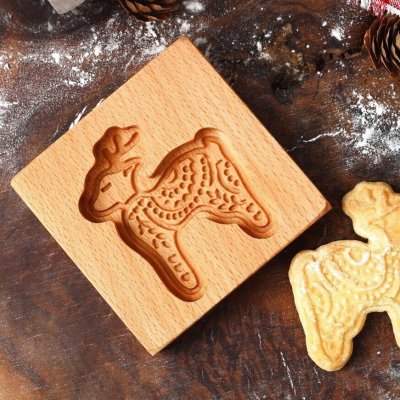 画像3: トナカイ*wood gingerbread cookie mold