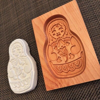 画像3: マトリョーシカ/Matryoshka*wood gingerbread cookie mold