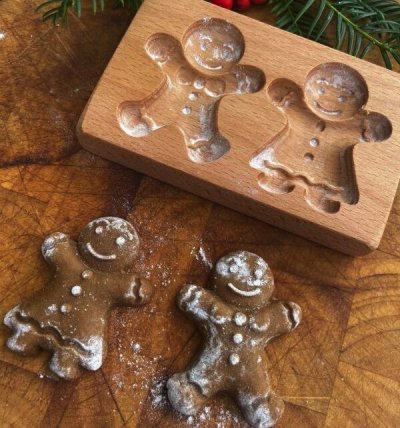 画像2: Gingerman/男の子＆女の子*wood cookie mold