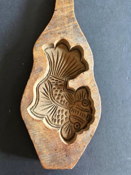 画像2: 金魚 /李朝菓子木型 (2)