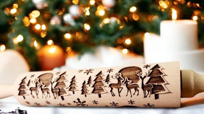 画像1: 森のトナカイ＜christmas deer in the forest＞/Rolling Pin＜M＞