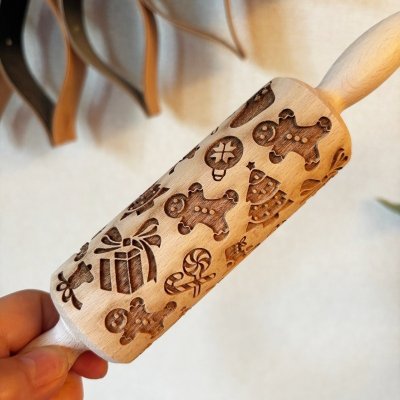 画像2: Christmas Gifts＜ジンジャーブレッド＞/mini Rolling Pin