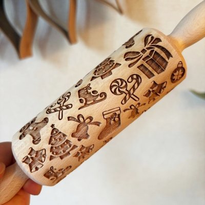画像3: Christmas Gifts＜ジンジャーブレッド＞/mini Rolling Pin