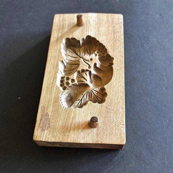 画像4: リスと葉っぱ /菓子木型. (4)