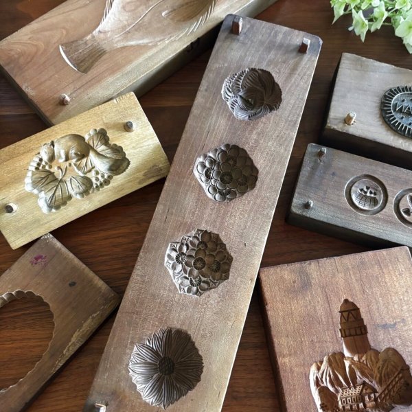 画像7: リスと葉っぱ /菓子木型. (7)