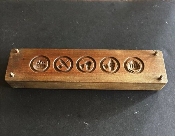 画像6: 茶道 /菓子木型. (6)