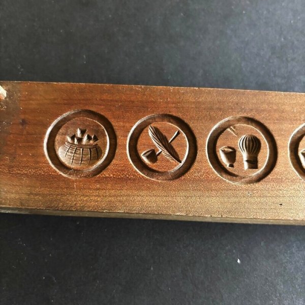 画像4: 茶道 /菓子木型. (4)