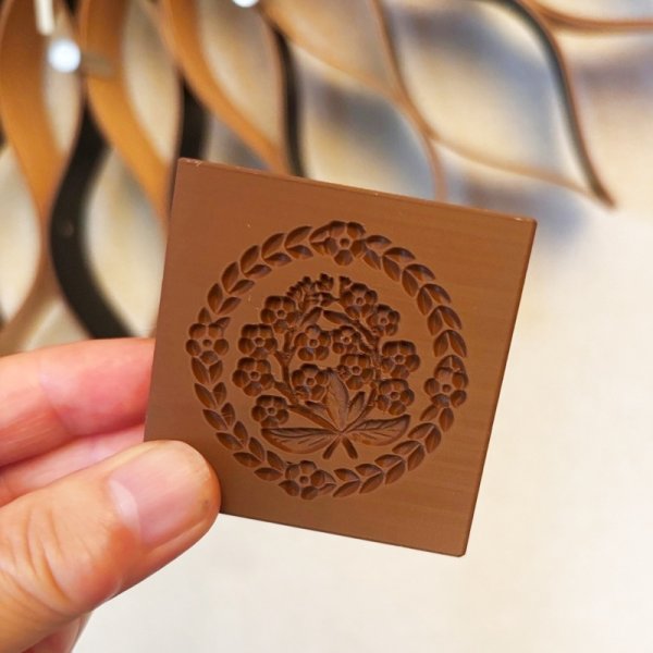 画像2: 忘れな草*springerle cookie stamp (2)