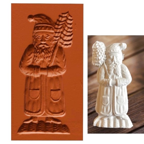 画像1: サンタクロース+cookie cutter*springerle cookie stamp (1)