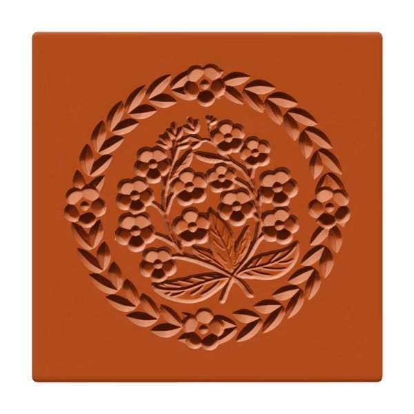 画像1: 忘れな草*springerle cookie stamp (1)