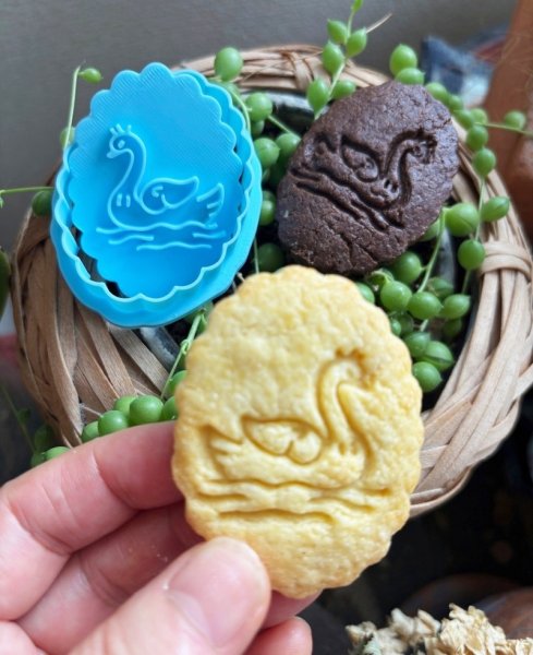 画像2: 白鳥*swan/cookie stamp & cutter (2)
