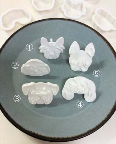 画像1: 犬の仲間たち/Dog*cookie stamp & cutter